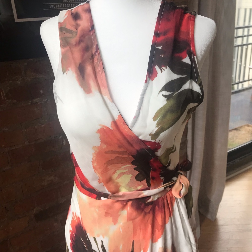Haute Hippie floral wrap dress